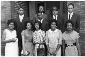 Greenville Eight and Two Unidentified Adults (Greenville County Library Website)